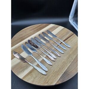 Vintage Nobility Plate Set Of 9 Spreaders Perfect For Charcuterie  Boards
